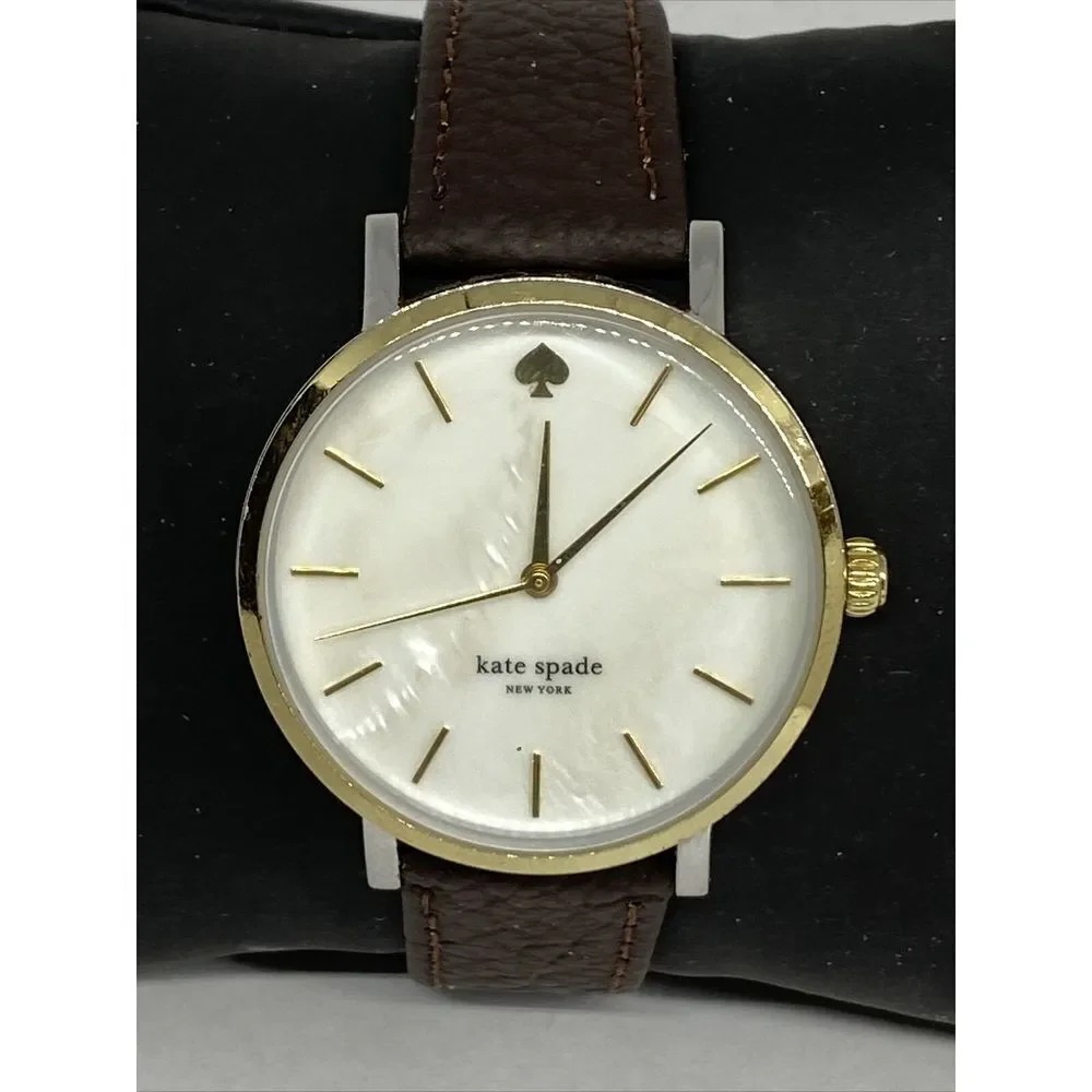 Kate Spade New York 0005 Women's Brown Leather Analog Dial Quartz Watch XX558